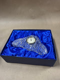 Small Tipperary Crystal Desk Clock With Box