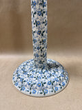 Blue Floral Polish Pottery Ceramika Artystyczna Paper Towel Holder