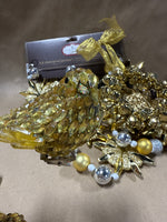 Lot Of Gold Christmas Items