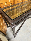 Metal and Glass Console Table  ***HEAVY ITEM*** Read Details on Pickup Policy