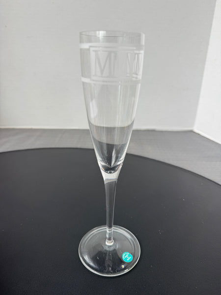 (D) Tiffany & Co. Brazilian Millennium Champagne Flute (2 AVAILABLE—PRICED INDIVIDUALLY AT $30 EACH)