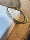 10K Gold Fill Etched Baby Bracelet
