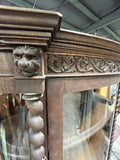 Antique Bow Front China Cabinet***HEAVY ITEM***