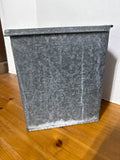 Primitive Vintage Grayce Farms Galvanized Metal Dairy Box