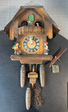 German Vintage Wooden Cuckoo Clock AS IS (READ DESCRIPTION CAREFULLY)