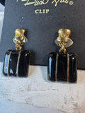 Birch Hill Vintage Gold Tone Clip Earrings