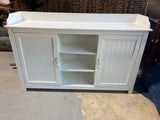 White Particle Board Console