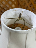 Heavyweight Pottery Lamp with Bill Blass Lamp Shade