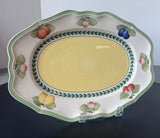 14” Oval Serving Platter in Villeroy & Boch French Garden