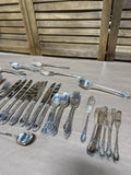 1881 Rogers Oneida Enchantment Flatware Set With Case - 63 Pieces