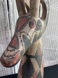 Bambara Heavyweight Wooden Antelope  Dance Headdress AS IS (READ DESCRIPTION CAREFULLY)