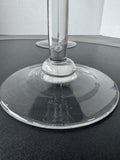 Pair of House of Hampton Clear Glass Pedestal Hurricanes