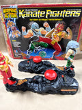 Electronic Karate Fighters Game With Box TURNS ON NO FURTHER TESTING