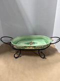 Southern Living Gail Pittman Oval Baking Dish With Stand