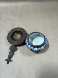 Delft Holland Blue White Porcelain Tea Strainer Bowl