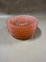 Anchor Hocking Miss America Pink Depression Glass Desert Plates — Set Of 5