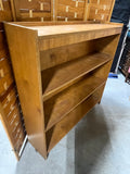 4 ft Sturdy Bookcase with Fixed Shelves