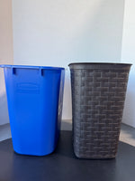 Pair of Plastic Waste Baskets