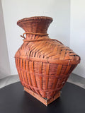 Filipino Woven Bamboo Fishing Trap Basket