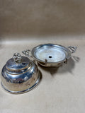 Quadruple Silver Plate Butter Dome