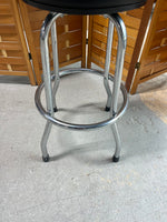 Swivel Stool with Checker Design
