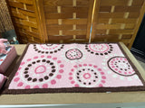 Pink Baby Girl Bath Set in Purple Canvas Tote