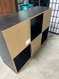 Particle Board Cubes, Black