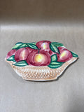 Ceramic Basket Of Apples Trivet