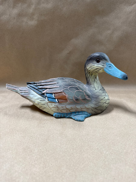 (A) Wooden Duck Decoy