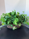 Artificial Ivy Greenery In Basket