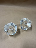 Geometric Crystal Candle Holders With Case