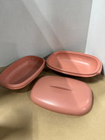(A) Lot Of 3 Tupperware Kitchen Pieces // Steamer // Pasta Storage // Mix - N - Store