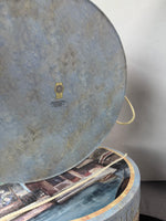 (G) Trio of Italian Motif Round Decorative Boxes