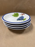 Set Of 4 Vitantonio Italian Grape Bowls