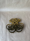 Thomas Jefferson Brass Trivet Cipher Monticello - Virginia Metalcrafters
