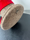 Wool Felt Reindeer Bust Wall Mount