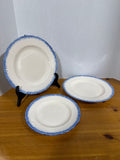 Hartley Greens Shell Blue Plates With Box - Set Of 3