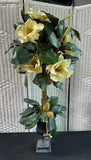 Large Faux Magnolia Topiary