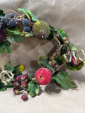 Vine Beaded Fruit Wreath