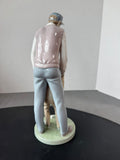 (A) Lladro Spain Like #6609 Father, Like Son Porcelain Figurine