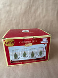 Spode Stemless Wine Glass Set - 4 Glasses - Appears Unused