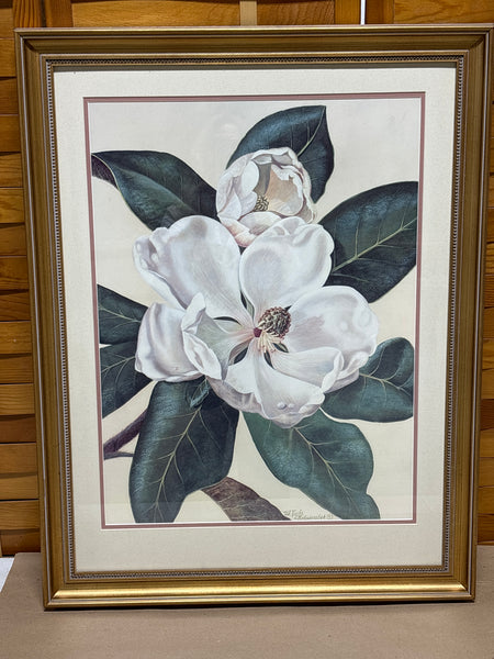 Magnolia Print; Signed