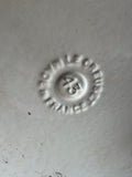 Le Creuset #45 Cast Iron Enamel Open Oval Roaster in Cream