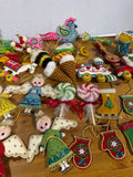 Bucilla Felt Ornaments Lot -