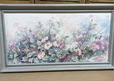 Floral Painting on Canvas by Ernestine Bucking; Signed