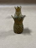 Brass Pineapple Candle Holders - Pair