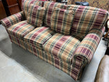 Sherrill Plaid Sleeper***HEAVY ITEM***READ DETAILS ON PICK UP POLICY***