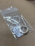 14K White Gold & Diamond Wedding Set - SIZE 6