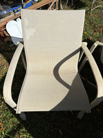 Faux Tile Top Patio Table w/Six Chairs