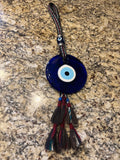 Large Glass Evil Eye Talisman Hanging Decor